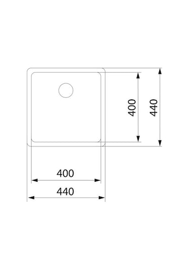 Teka Be Lınea Pureclean 40.40 Paslanmaz Çelik Tezgahaltı Eviye 40 CM - 115000064