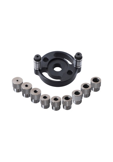 Shineyee Ahşap Paneller İçin Hassas Delme Ve Konumlandırma Aracı - 9 Paslanmaz Çelik Matkap Ucu Seti