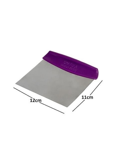 Ams Net Çelik Hamur Kesici Kazıyıcı Pasta Kek Dekorasyon Spatula Aleti Karışık