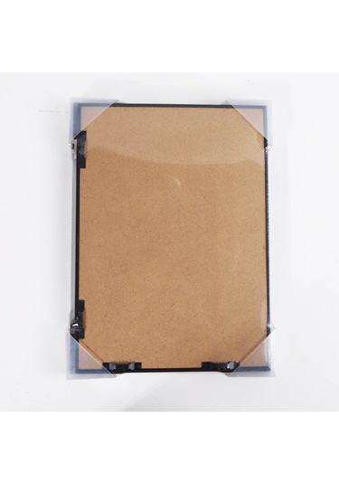 Neevoyu Beyaz Ahşap Çocuk Sanatı Depolama Çerçevesi - 33x24x3cm, Dıy Açılır Kapaklı, 3 Adet Izsiz Çiviyle