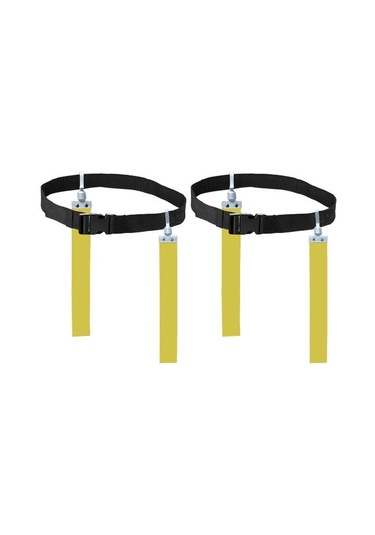 Sarı Futbol Kemerleri Canlı Renk Yumuşak Yaygın Aşınmaya Dayanıklı Kullanım Kalınlaştırılmış Dokuma Sarı