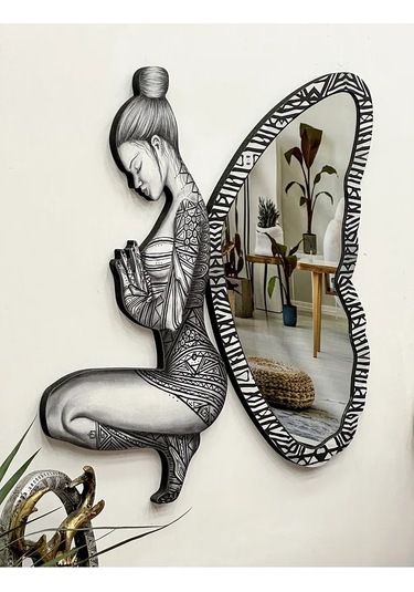 Fawdecor Kanatlı Dekoratif Duvar Aynası Özel Tasarım