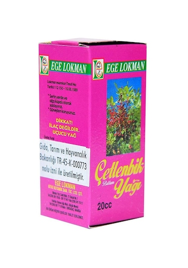 Ege Lokman Çitlenbik Yağı 20 ML
