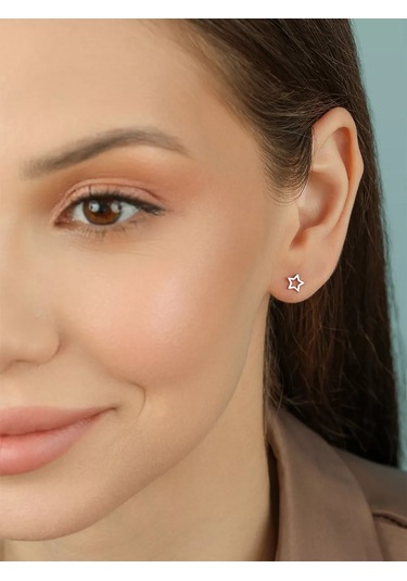 Veronika Gümüş Pırlanta Yıldız Küpe Pimler 43976035 Diğer