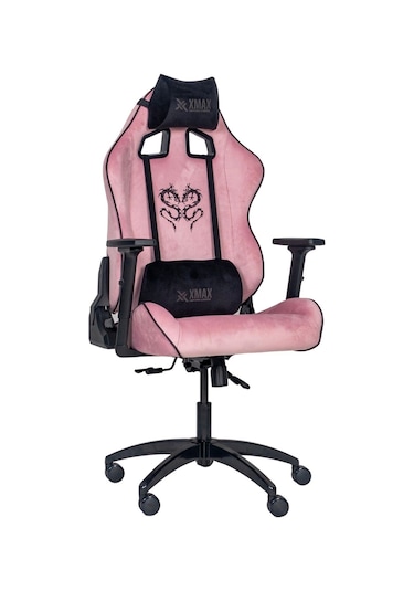 Rio Balerion Komple Baby Face Terletmez Kumaş Ultra Hissiyat Profesyonel Pembe Oyuncu Koltuğu