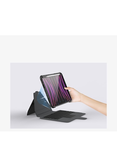 Nillkin Apple Uyumlu iPad 10 9 11 A16 Klavyeli Kamera Korumalı Tablet Kılıf