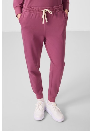 Soft Vişne Kapüşonlu Oversize Kadın Eşofman Takım - 95336 Soft Vişne/soft Vişne