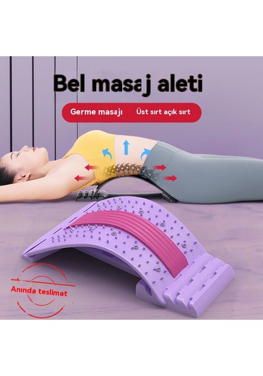 Sırt Sedyesi Bel Ağrısının Giderilmesi İçin Çok Seviyeli Sırt Ate Siyah