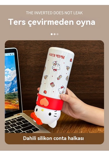 Lyon Kulomi Çocuk Termos Su Bardağı Mor Mor