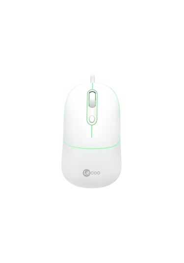 Lecoo MS110 USB Kablolu RGB 2400DPI 4 Tuşlu Sessiz Click Optik Mouse