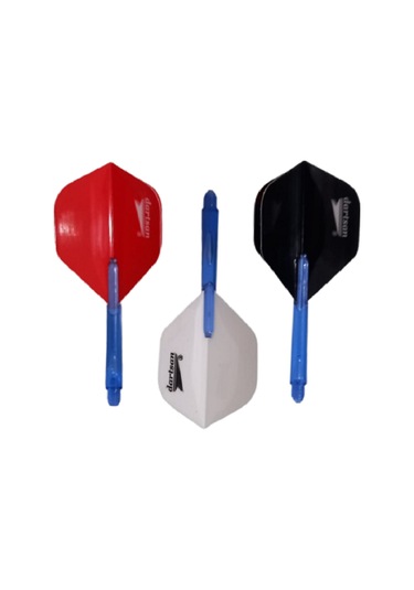 3 Set (9 Adet) Dartsan Dart Flight-flayt. 100 Micron Pet
