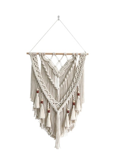 Homyl Boncuklu Bohem Goblen Duvar Dekoru Dokuma Yılbaşı