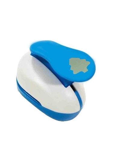 RedApple Şekilli Küçük Boy Delgeç/Şekilgeç 1,5 cm Ağaç Mavi