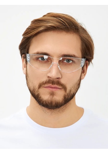 Elanplast Şeffaf İş Goggle Koruyucu İnşaat Gözlükleri 226580505