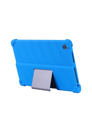 Lenovo Xiaoxin Pad Studio 11,5 İnç/tab Plus Silikon Kılıf Ve Destek Standı Sağlam Koruyucu Kapak - Gül Tablet Kılıfı