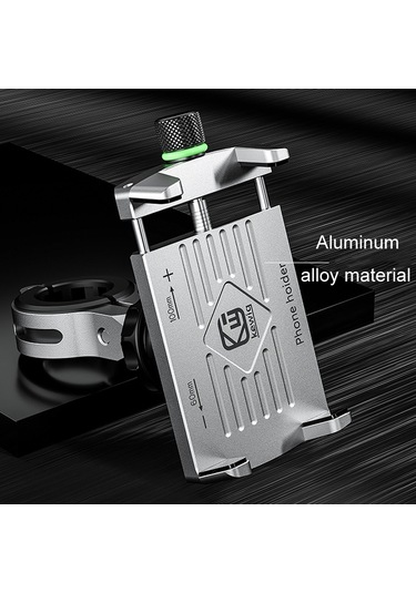 Kewig M7 Bisiklet 4 Pençeli Alüminyum Navigasyon Braketi Açık Bisiklet Cep Telefonu Tutucu Mavi Mavi