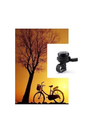 Bisiklet Zili Siyah Zil Siyah