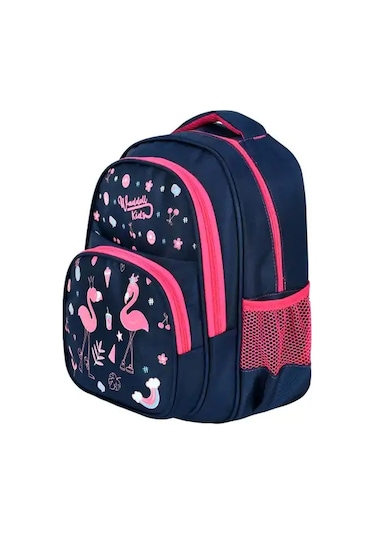 Waddell Flamingo Desenli Beslenmeli İlkokul Sırt Çantası 5032