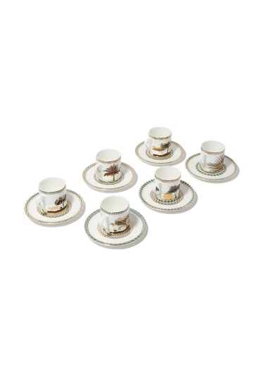 Eva Solo Espresso Fincanı Ve Tabağı, 6'lı Set Beyaz - Beyaz
