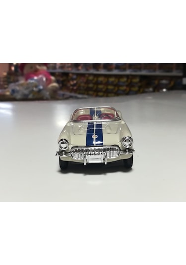 Sunman Klasik Metal Model Araba Chevrolet Corvette 1957 1 : 43 Ö