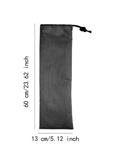 Homyl Bağcıklı Saklama Çantası Hafif Çadır 13cmx60cm Siyah