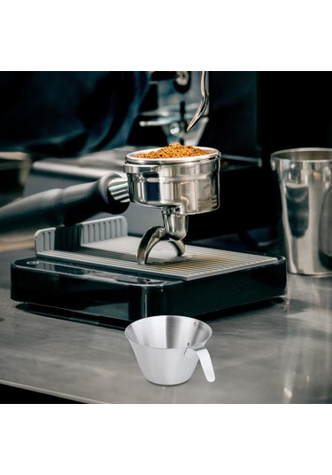 Suntek Ölçekli Espresso Ölçüm Kabı Mutfak Aletleri Çay 100ml Gümüş