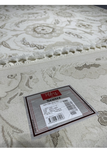 Tiffany Halı Sentez 7004 AV 150x230 Krem Kahve 4 M2 İnce Halı !