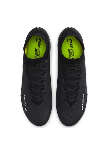Nike Zoom Superfly 9 Elite Fg Çoraplı Erkek Profesyonel Krampon Siyah-sarı Sarı - Siyah