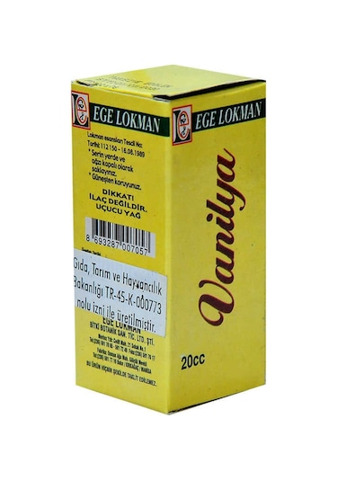 Ege Lokman Vanilya Yağı 20 ML
