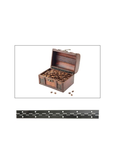 Homyl Mobilya Tekne Ahşap Kutular Için Piyano Menteşe Sabit 300x30x1mm