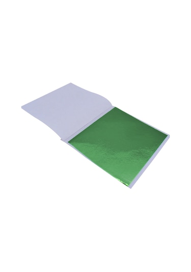 Yaprak Varak - Varak Kağıt - Yeşil- 10 Adet