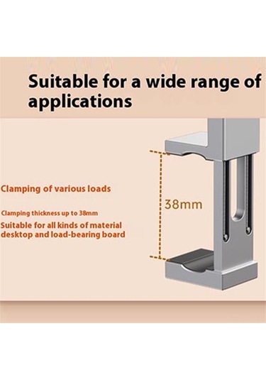 Vkemall Alüminyum Manyetik Telefon Stantı - 360 Döner, Katlanabilir, Ev & Seyahat Kullanıma Uygun, 1/4" Vida Bağı, Taşınabilir Masaüstü Tutucu Gri