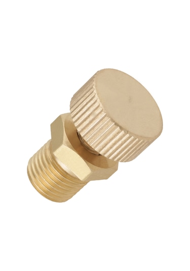 Maiyame Yüksek Basınçlı Hava Pompası İçin Bakır Tüp Boşaltma Valfi, 10x1 Mm Dişli, 65 Mpa Maksimum Basınç, 300 C Dayanıklı, 1 Adet + 2 Yalıtkan