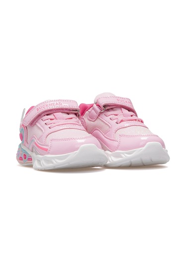 Berry Kız Çocuk Hafif Işıklı Sneaker Spor Ayakkabı 25k Buck3046 Pembe Pembe