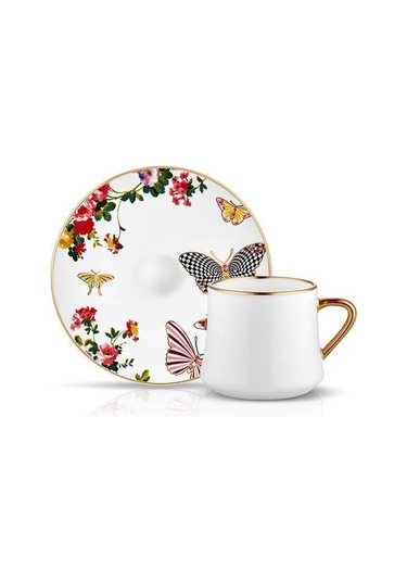Koleksiyon Sufi Çay Fincan Seti 6lı Marıposa