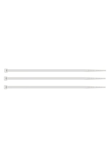 140x3,5 Mm Beyaz Kablo Bağı