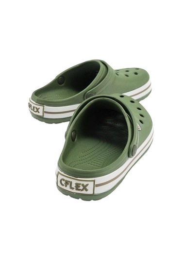 Unisex Confort Medikal Hemşire Sabo Terlik Haki Haki