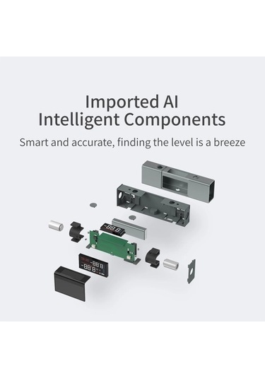 Butuglobal  Xiaomi Youpin Lı1 Duka Lazer Açılı Döküm Enstrüman Gonyometresi, Tutuculu Çift Lazer Versiyonu