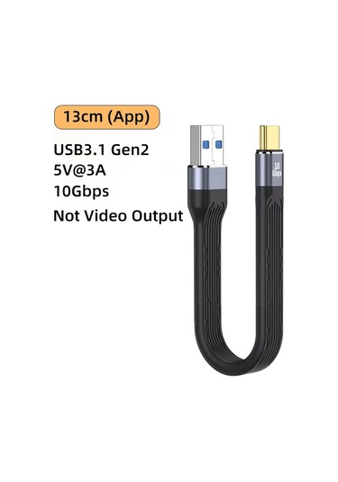 Dıxsgusb 4.0 Thunderbolt 40gbps Veri Kablosu Pd 100w Hızlı Şarj 4k 60hz C Tipi Kablobej0.75 M