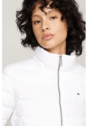 Tjw Essentıal Hooded Down Coat Beyaz