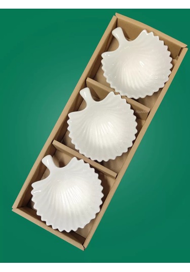 Hazdev Seramik Beyaz Sosluk Servisi Ve Sunumu İçin Set 247501236 Beyaz