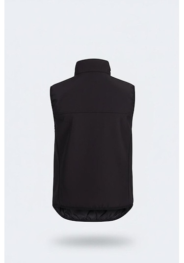 Vatan Tekstil Dik Yaka Slim Fit 3 Cepli Softshell Erkek Yelek Su İtici Kumaş Siyah Vatan Tekstil Dik Yaka Slim Fit 3 Cepli Softshell Erkek Yelek Su İtici Kumaş Siyah