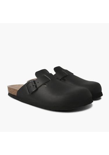 Terlik Erkek Rıva G104397 Genuins Apure Black Apure Black