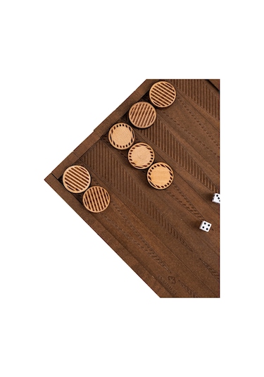 Portatif Katlanabilir Seyahat Tavla Ve Satranç Takımı