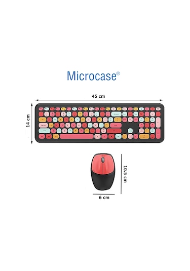 Mofii AL4185 2.4G Kablosuz Klavye + Mouse Set