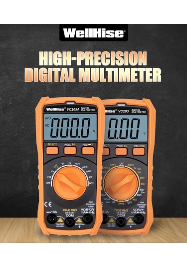 Wellhise VC205A El Fenerli Multimetre