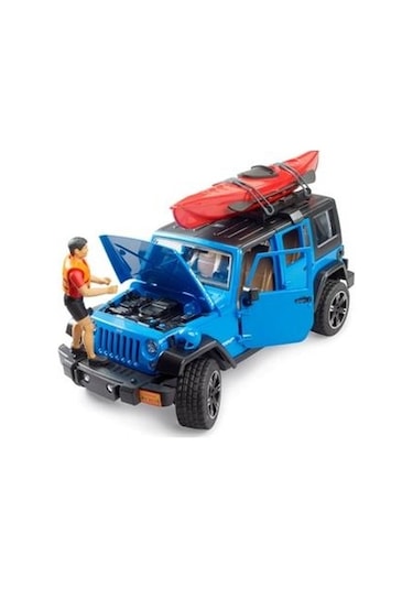 Bruder Jeep Wrangler U. Rubicon, Kano Ve Sürücü Br02529