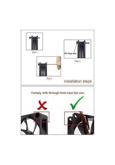 Tongxida 60 Adet 40mm Titreşim Önleyici Yumuşak Sönümleme Çivi Kauçuk Bilgisayar Fanı Vidası