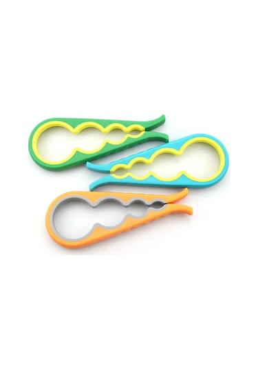 Taşınabilir Kavanoz Açacağı, Kolay Kavrama Şişe Açacağı Çevirerek Açılan Kapak Hızlı Açma Yemek Pişirme Günlük Kullanım Zayıf Eller Ve Artritli Eller İçin Kırmızı