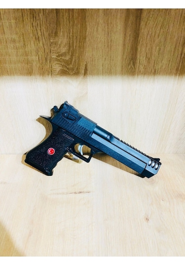 Büyük Boy 30x15 Cm Şarjörlü Boncuklu Plastik Silah 1 Adet